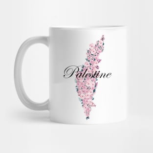 Palestine flower map Mug